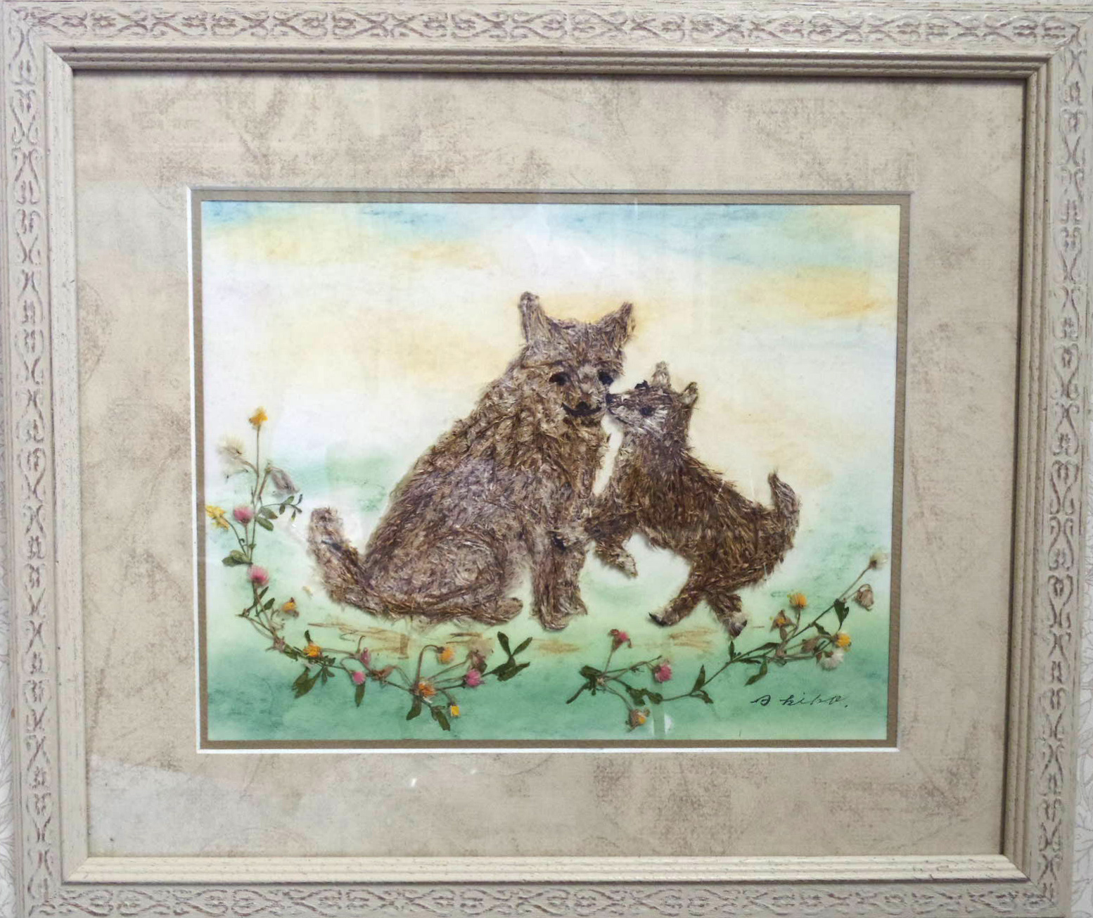 押し花,アート,世界に一つだけ,美術品,芸術作品